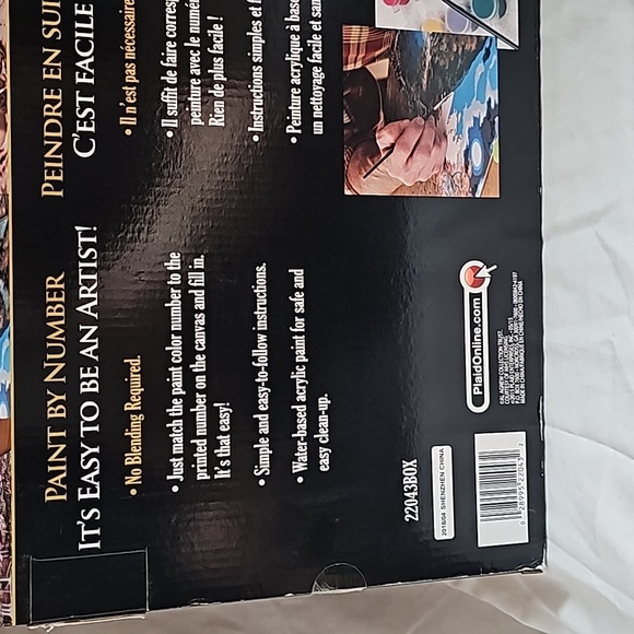 Paint by Number Kit - Patriotic Eagle Design - Picture 6 of 7